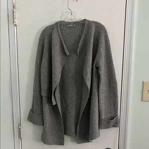 Vince Cashmere and Wool Open Front Cardigan
